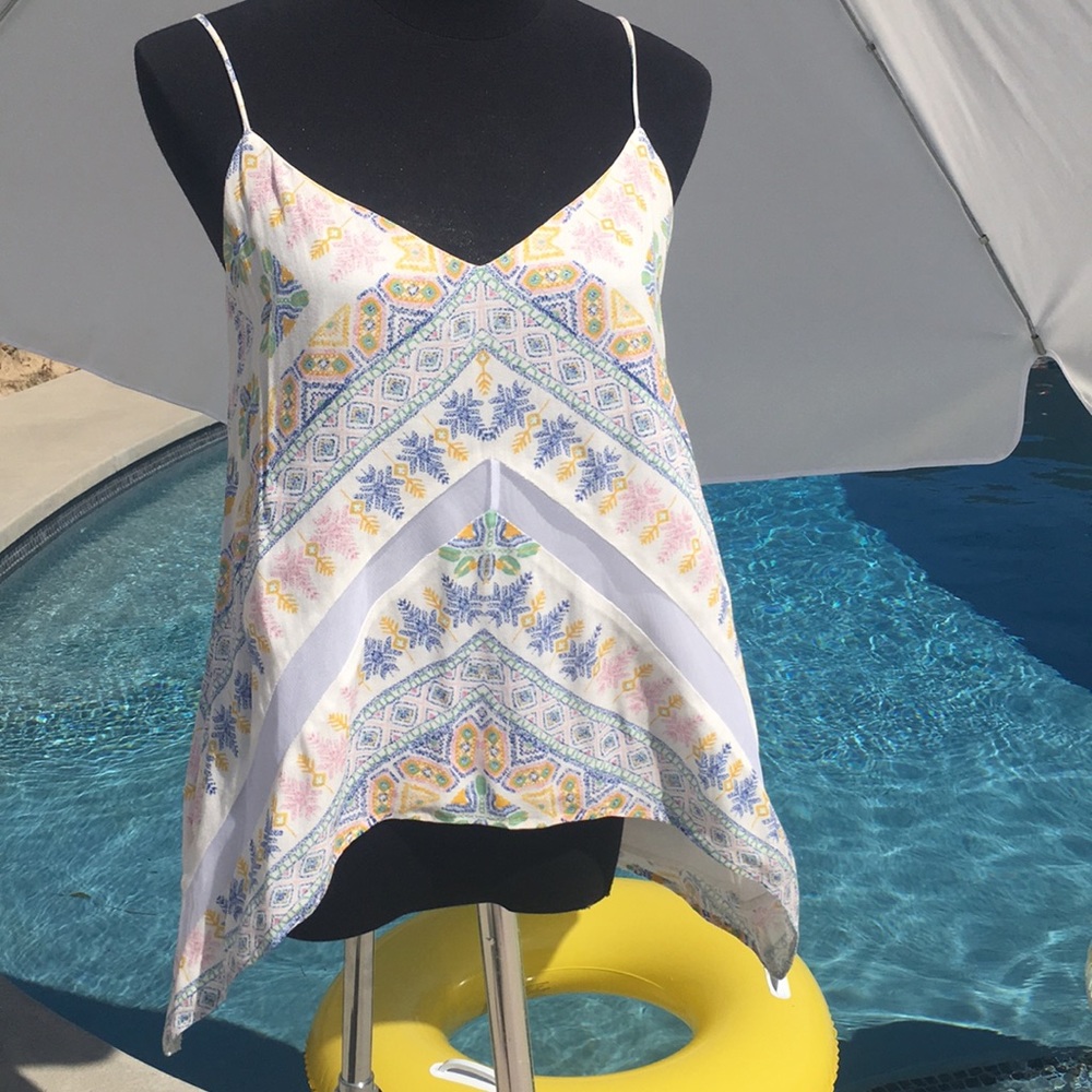 BCBGMaxAzria Cora camisole print tank top
